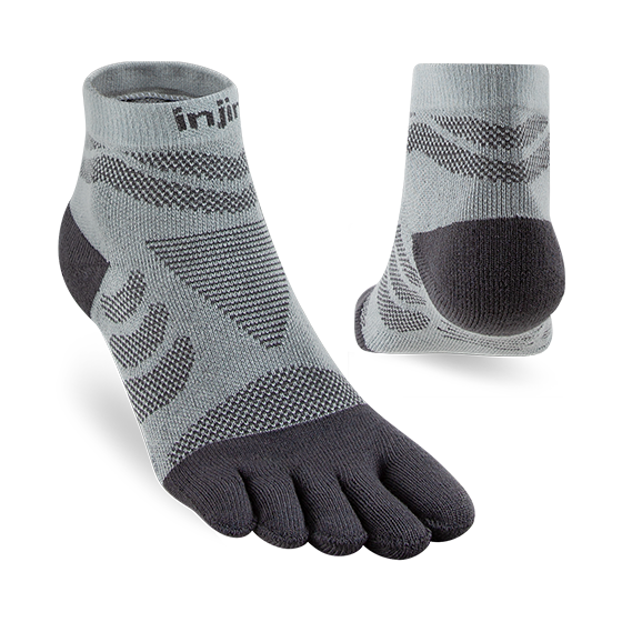 Injinji Womens Ultra Run Mini Crew "Slate"