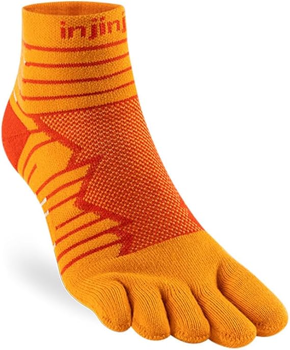 "DESERT ORANGE" Injinji Ultra Run Mini Crew