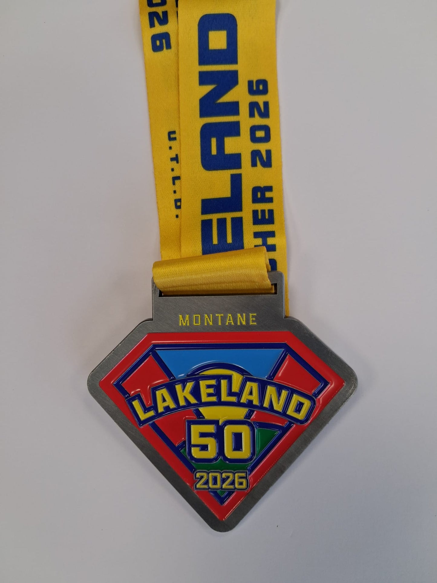 Lakeland 50 2026 Event Finisher Medal.