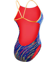TYR Womens Sassari Cutoutfit Swimsuit Blue