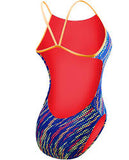 TYR Womens Sassari Cutoutfit Swimsuit Blue