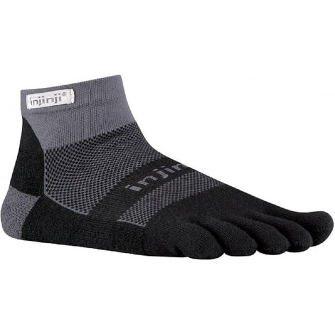 Injinji Run MW Mini Crew (Black/Grey)