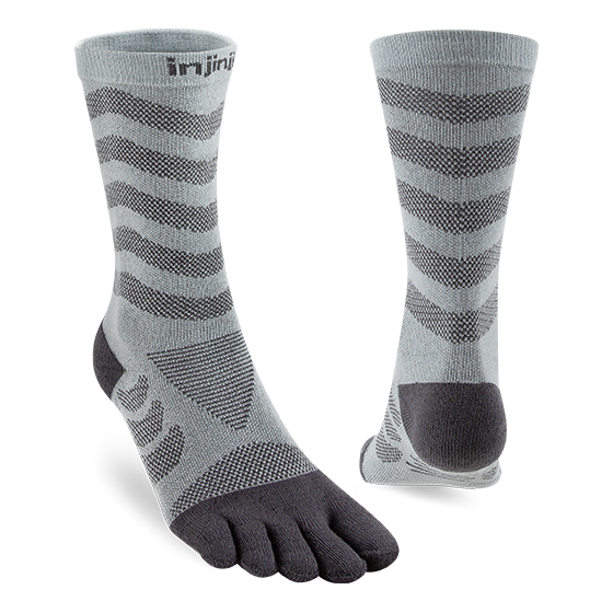 Injinji Womens Ultra Run Crew "Slate"