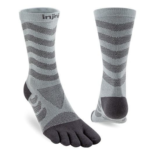Injinji Womens Ultra Run Crew "Slate"