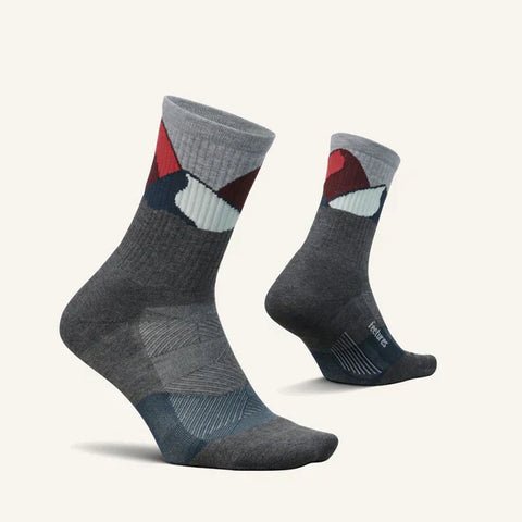 Feetures- Trail Max Cushion Mini Crew Sock