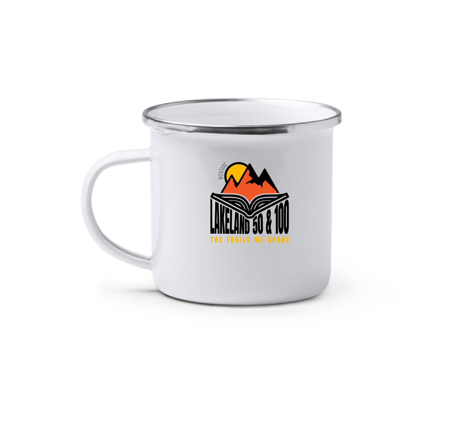Lakeland 50/100 2025 Enamel Mug.