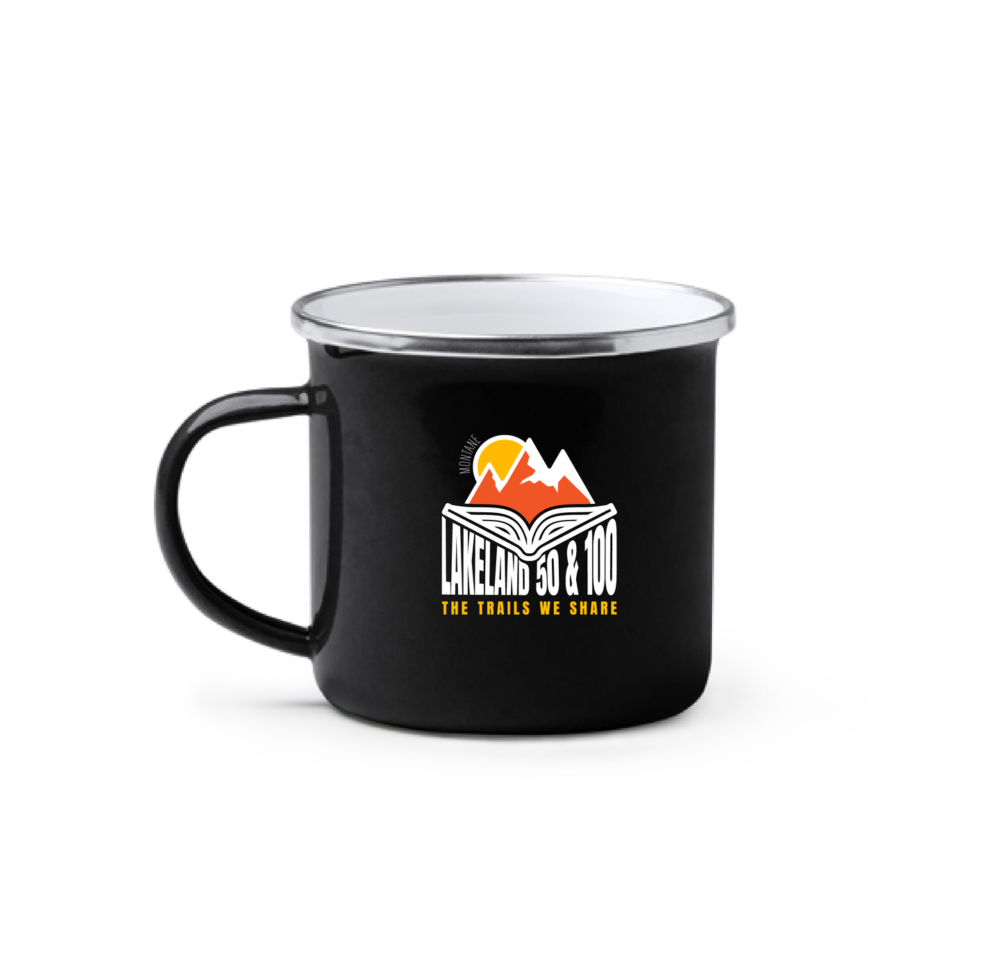 Lakeland 50/100 2025 Enamel Mug.