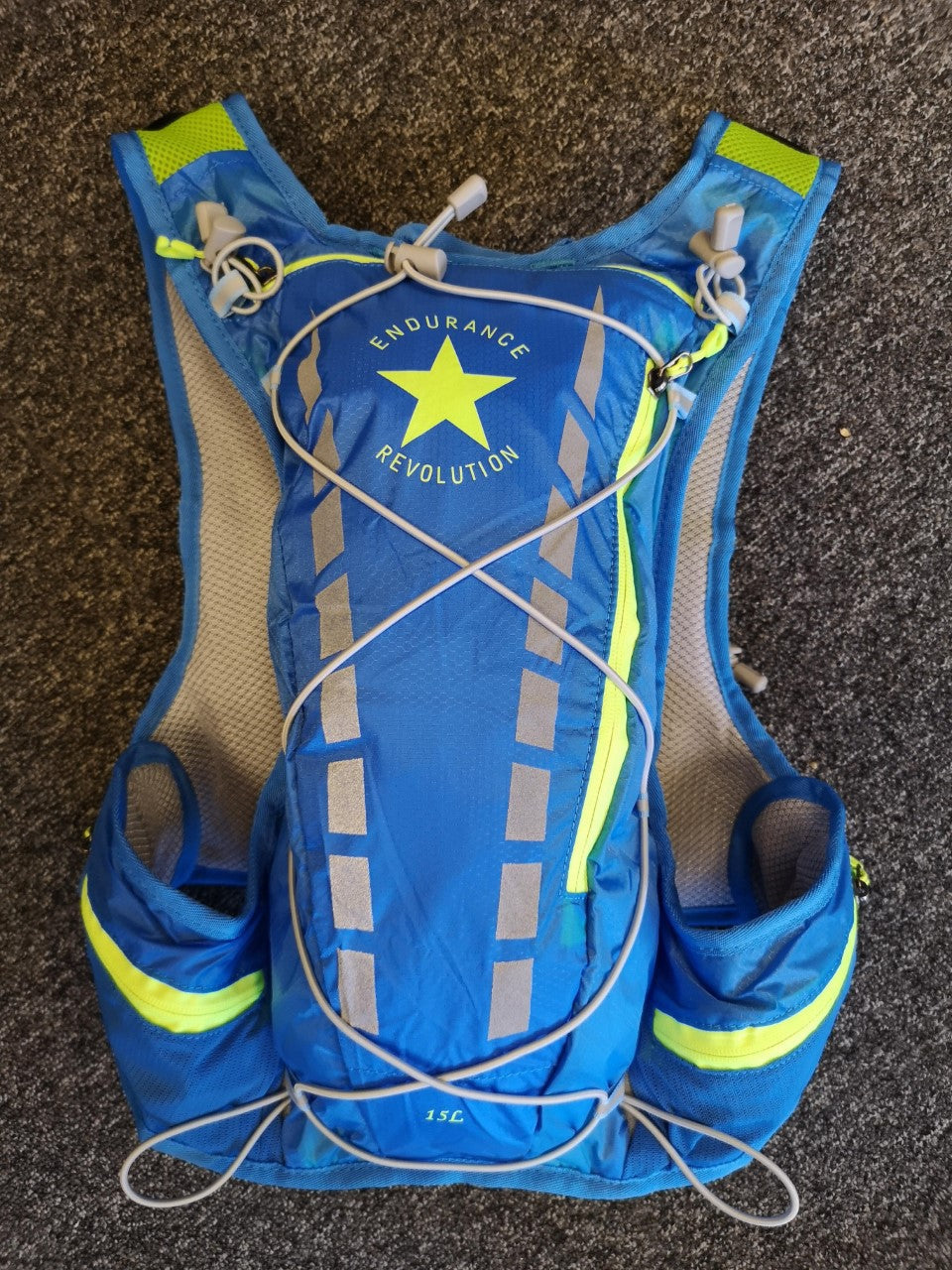 Endurance Revolution Elite Trail Vest / with Soft Flasks. 15 Ltrs
