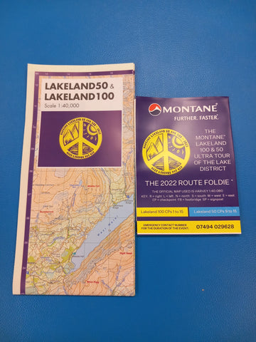 Lakeland 50 & 100 Map (includes road book whilst stocks last)