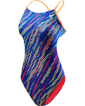 TYR Womens Sassari Cutoutfit Swimsuit Blue