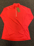 TES Ladies Thermal Fleece Lined Long Sleeve 3/4 Zip Base Layer