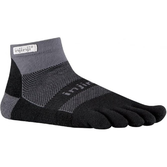 Injinji Run MW Mini Crew (Black/Grey)